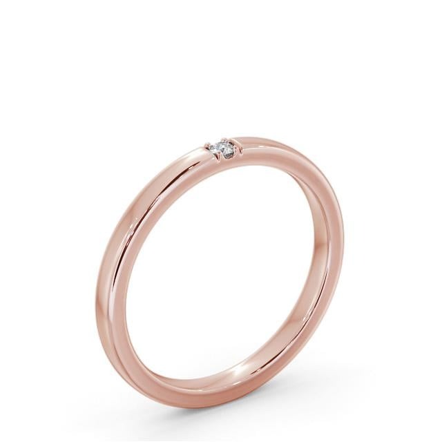 Mira Single Round Lab Grown Diamond Wedding Ring